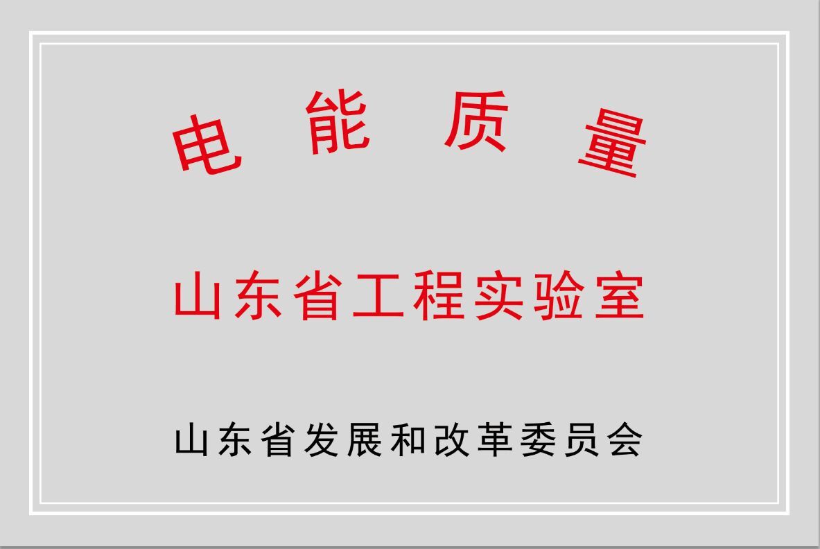 19体育真人(集团)有限公司公司获批“山东省电能质量工程实验室”